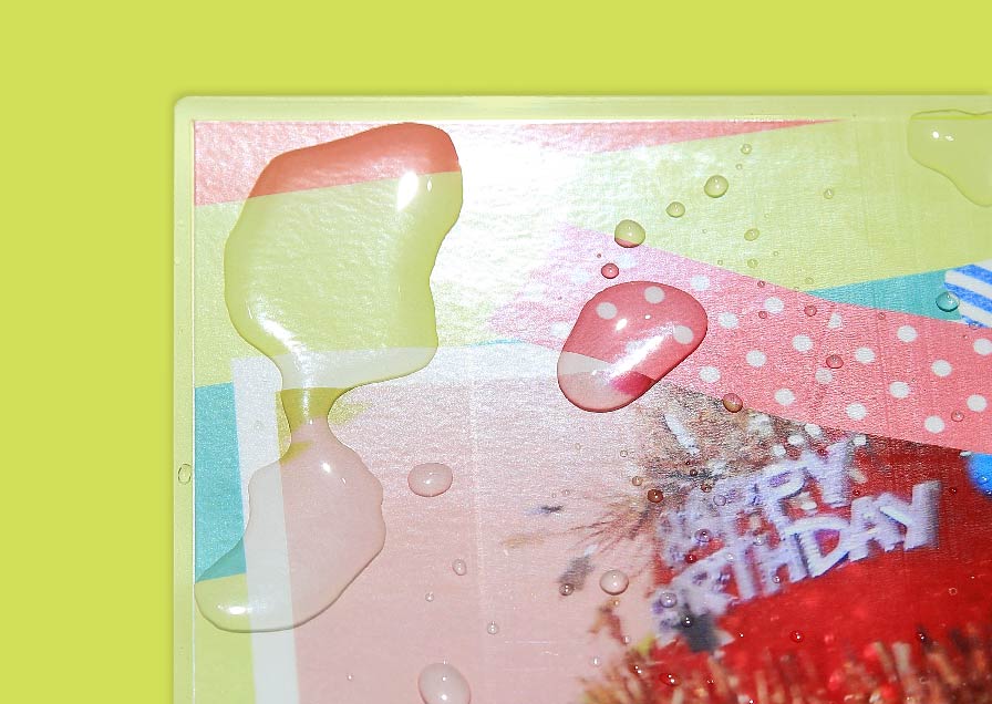 アクセアのラミネート加工